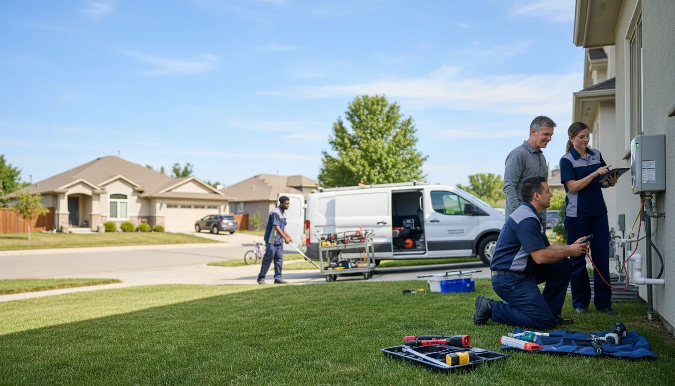 Tankless water heater service in Tahoka, TX